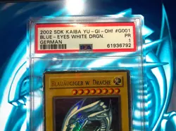 Yugioh - Blue-Eyes White Dragon SDK-G001 Ultra Rare PSA 1 💎- - Image 4