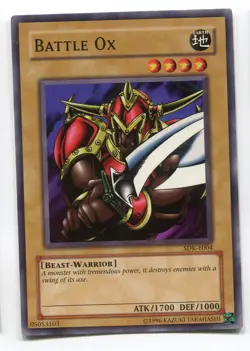 Yu-Gi-Oh! Battle OX Common englisch SDK-E004 Kampfochse - Image 1