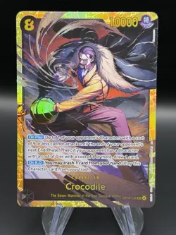 Crocodile OP14-120 (SEC) THE AZURE SEA'S SEVEN English One Piece TCG - Image 1