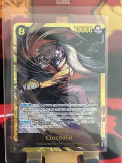Crocodile OP14-120 (SEC) THE AZURE SEA'S SEVEN English One Piece TCG - Image 1