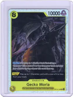 OP14-104 Gecko Moria SR The Azure's Sea Seven English - Image 1