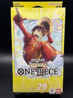 One Piece TCG Egghead Starter Deck ST-29 (SEALED) - Bandai - English - Luffy - Image 1