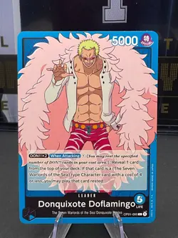 2022 One Piece OP01-060 Donquixote Doflamingo Romance Dawn - Image 1