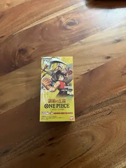 One Piece Op 04 Booster Box Kingdoms of Intrigue Factory Sealed Japanese 2023 - Image 1