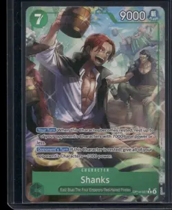 Shanks (Alternate Alt Art) OP14-027 R THE AZURE SEA'S SEVEN English - Image 1