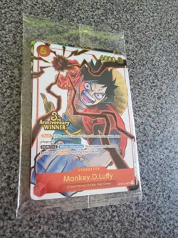 Monkey.D.Luffy - ST01-012 (3rd Anniversary Winner) ST01-012 One Piece Promotion - Image 1
