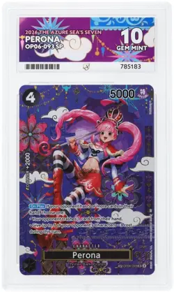 Perona OP06-093 (SP) Alt Art OP14 Azure Sea's Seven One Piece English - ACE 10 - Image 1