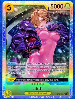 Lilith OP07-111 SR | NM | 500 Years in The Future | One Piece TCG | English - Image 1