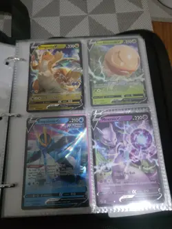 Pokemon Ex. Vmax. Promos 0ver 70 Cards with Binder Bundle - Image 1