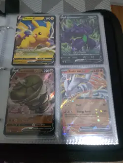 Pokemon Ex. Vmax. Promos 0ver 70 Cards with Binder Bundle - Image 3