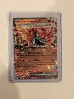 Hearthflame Mask Ogerpon EX 040/167 Pokemon Card Twilight Masquerade TCG - Image 1
