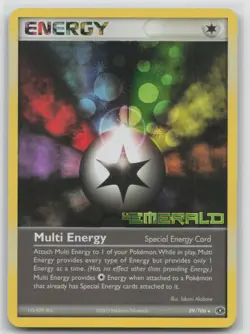 Pokemon Reverse Foil Card - Multi Energy 89/106 (Ex Emerald) #89 STAMPED - Image 1
