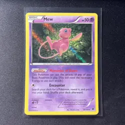 Pokemon Mew Holo Rare TCG Card 29/124 XY Fates Collide 2016 NM- - Image 1