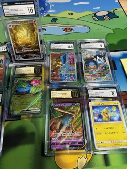 Pokemon Tcg Lot Of 10 Cgc Graded Cards - Image 2