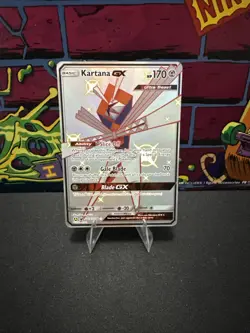 Pokemon TCG Kartana GX Hidden Fates Holo Full Art Ultra Rare Card SV73/SV94 - Image 1