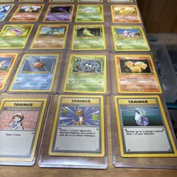 Vintage 1999 Pokemon Base Set - Lot of 33 Common & Uncommon Cards - NO DOUBLES! - Image 4