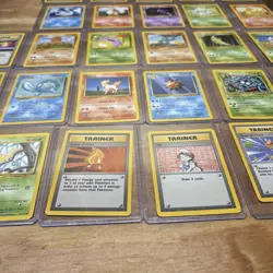 Vintage 1999 Pokemon Base Set - Lot of 33 Common & Uncommon Cards - NO DOUBLES! - Image 5