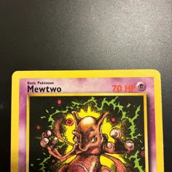 Mewtwo Black Star Promo 14 Pokemon Card - MP - Image 2
