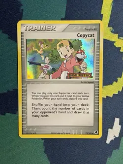 Copycat 73/101 Reverse Holo Stamped EX Dragon Frontiers 2006 Pokemon TCG Card MP - Image 2