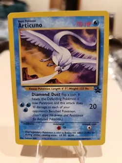 Pokemon TCG Articuno Card 22 Movie Promo Black Star Promos - Image 1