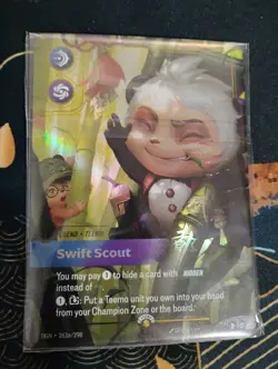 Riftbound Worlds 2025 Panda Teemo Swift Scout SEALED Promo Card (English) - Image 1