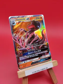 25/147 Salazzle GX Holo Ultra Rare SM Burning Shadows Pokemon TCG Card 2017 - Image 3