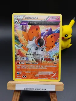 18/98 Volcarona Rare XY Ancient Origins Pokemon TCG Card 2015 - Image 1