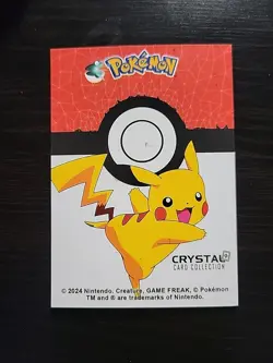 2024 Pokemon Stained Glass Crystal Card Collection Holo Ivysaur #2 - Image 2
