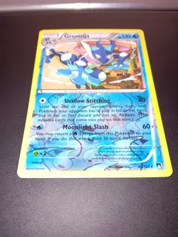 Pokemon TCG Greninja Reverse Holo Rare Card 40/122 XY Breakpoint NM - Image 2