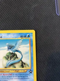 NM Articuno WOTC Promo Black Star Pokemon Card TCG Vintage 2002 UK 48/53 - Image 4