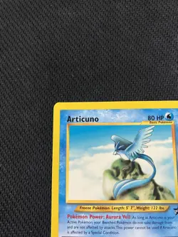 NM Articuno WOTC Promo Black Star Pokemon Card TCG Vintage 2002 UK 48/53 - Image 5
