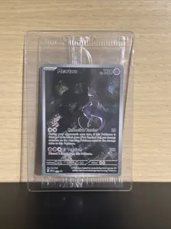 Pokemon 151 Mewtwo Scarlet & Violet UPC Black Star Promo 052 Card Holo Sealed - Image 1
