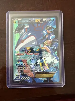 Pokemon Card Kyogre EX Full Art #6/34 Double Crisis 2015 - Image 1