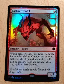 MTG Magic: # FOIL # Lastiger Teufel / Vexing Devil, DEUTSCH, Nearmint - Image 1