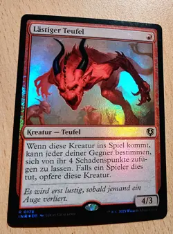 MTG Magic: # FOIL # Lastiger Teufel / Vexing Devil, DEUTSCH, Nearmint - Image 2