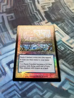 MTG Foil Faerie Conclave EX/LP Urza's Legacy - Image 2