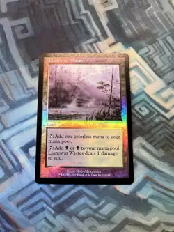 MTG Foil Llanowar Wastes EX/LP- Apocalypse - Image 1