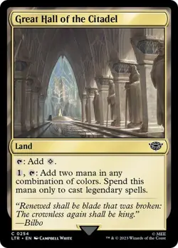 MTG - Great Hall of the Citadel - Lord of the Rings - Magic the Gathering - Image 1