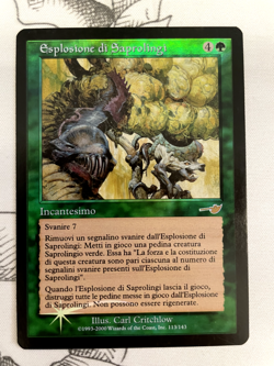 MTG - Nemesis - Saproling Burst - Italian / Foil- - Image 1