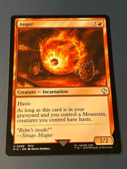 1x ANGER - Final Fantasy - MTG - Magic the Gathering - Image 1