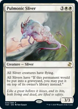 Pulmonic Sliver ~ Near Mint Time Spiral Remastered MTG Magic UltimateMTG White C - Image 1