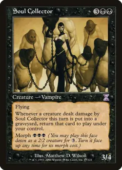 Soul Collector Time Spiral - Timeshifted NM Black Special MAGIC CARD ABUGames - Image 1