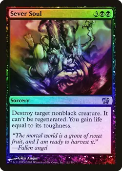 Sever Soul FOIL 8th Edition PLD Black Uncommon MAGIC GATHERING CARD ABUGames - Image 1