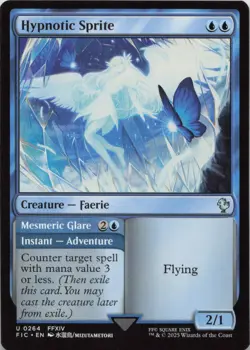 Hypnotic Sprite U Commander: FINAL FANTASY 264 NM MTG - Image 1