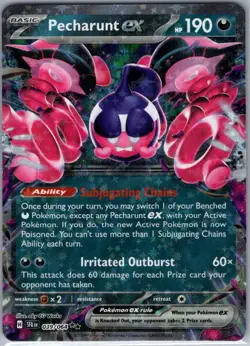 Pecharunt ex 039/064 SV: Shrouded Fable - Pokemon Card - NM - Image 1