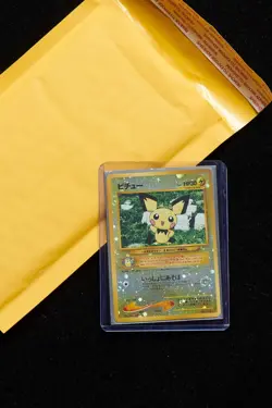 [A] Pichu - Reverse Holo Rare - Neo Premium File 2 2000 Pokemon TCG Japanese- - Image 1