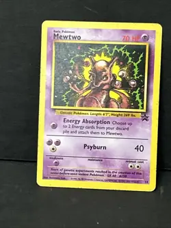 Mewtwo WOTC 14 Black Star Promo Pokemon TCG - Image 1