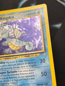 Kingdra 8/111 Neo Genesis Holo Rare - Pokemon Card HP - Image 3