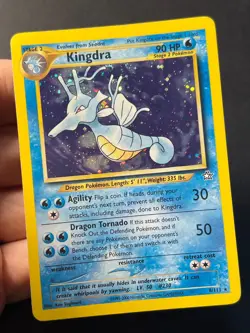 Kingdra 8/111 Neo Genesis Holo Rare - Pokemon Card B LP - Image 4