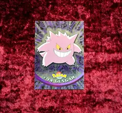 2000 Topps Pokemon TV Animation Series 2 #94 Gengar Silver Foil Holo Vtg TCG - Image 1